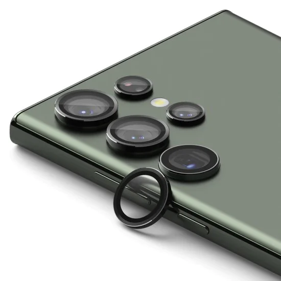 Протектор за камера за Samsung Galaxy S23 Ultra - Ringke Camera Lens Lens Frame Glass - черно
