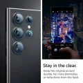 Протектор за камера Samsung Galaxy S24 Ultra (комплект 2) - Spigen Glas.tR Optik EZ Fit Pro - черно