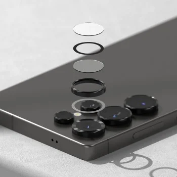 Протектор за камера за Samsung Galaxy S25 Ultra - Ringke Camera Lens Lens Frame Glass - черно