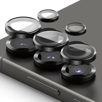 Протектор за камера за Samsung Galaxy S25 Ultra - Ringke Camera Lens Lens Frame Glass - черно