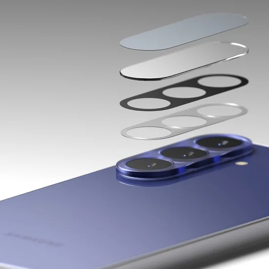 Протектор за камера за Samsung Galaxy S26 FE - Camera Full Cover Glass (2 pack) - Ringke - Черен
