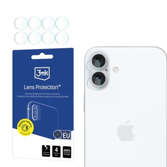 Протектор за камера за Samsung Galaxy S26 FE - Lens Protection (4 pack) - 3mk - Прозрачен