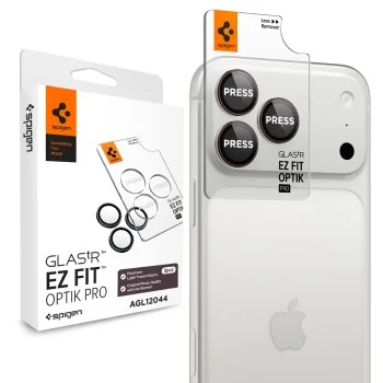 Протектор за камера Spigen (2 бр.) Optik.tR EZ Fit Pro Camera Glass (AGL12044) - iPhone 18 Pro / iPhone 18 Pro Max - Бордо