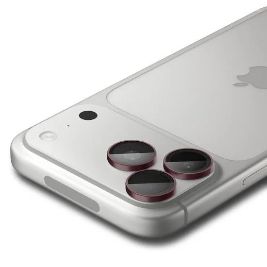 Протектор за камера Spigen (2 бр.) Optik.tR EZ Fit Pro Camera Glass (AGL12044) - iPhone 18 Pro / iPhone 18 Pro Max - Бордо