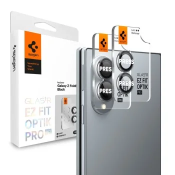 Протектор за камера Spigen Glas.tR EZ Fit Optik Pro HD (AGL11944) (2 броя в комплект) - Samsung Galaxy Z Fold8 - Черен