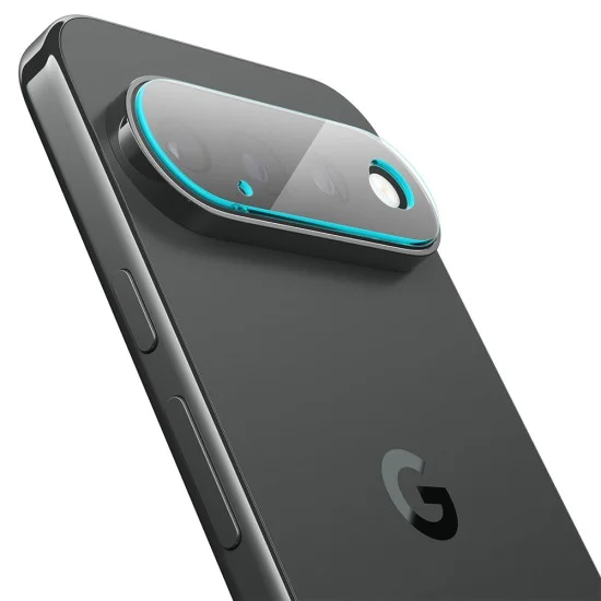 Протектор за камера Spigen Optik.tR EZ Fit Pro Camera Glass (2 броя в комплект) (AGL11479) - Google Pixel 11 - Черен