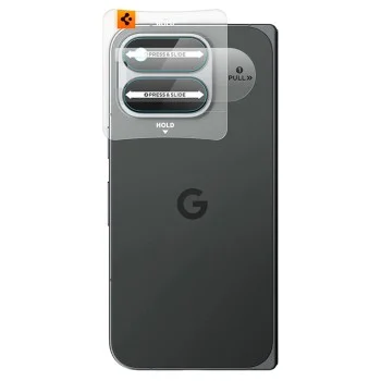 Протектор за камера Spigen Optik.tR EZ Fit Pro Camera Glass (AGL11491) (2 броя в комплект) - Google Pixel 11 Pro Fold - Прозрачен