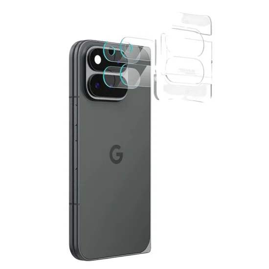 Протектор за камера Spigen Optik.tR EZ Fit Pro Camera Glass (AGL11491) (2 броя в комплект) - Google Pixel 11 Pro Fold - Прозрачен