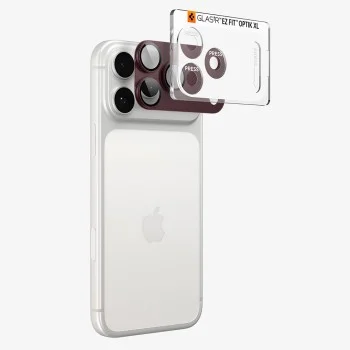 Протектор за камера Spigen Optik.tR EZ Fit Pro XL Camera Glass (AGL12036) - iPhone 18 Pro - Бордо