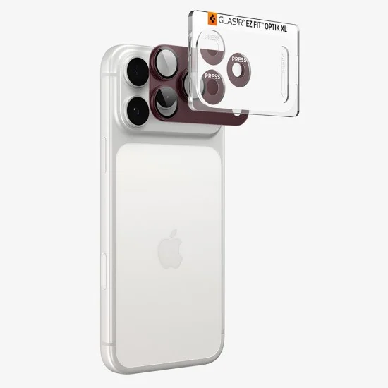 Протектор за камера Spigen Optik.tR EZ Fit Pro XL Camera Glass (AGL12036) - iPhone 18 Pro - Бордо