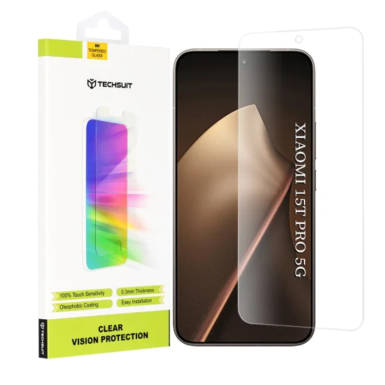 Протектор за камера – Techsuit Clear Vision Glass – Xiaomi 15T Pro – Прозрачен