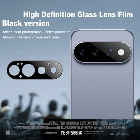Протектор за камера Techsuit Full Camera Glass - Google Pixel 11 Pro - Черен