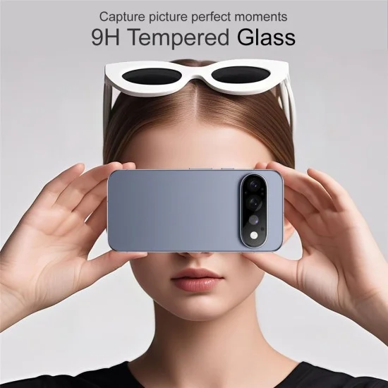 Протектор за камера Techsuit Full Camera Glass - Google Pixel 11 Pro - Черен