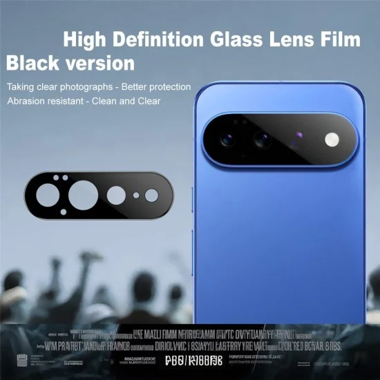 Протектор за камера Techsuit Full Camera Glass - Google Pixel 11 Pro XL - Черен