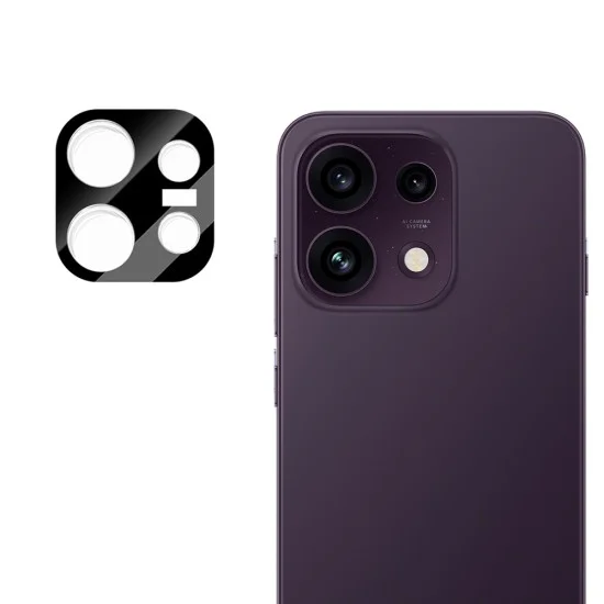Протектор за камера Techsuit Full Camera Glass - Oppo Reno16 F / Reno16 FS - Черен