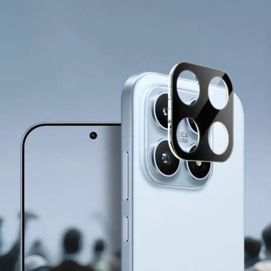 Протектор за камера – Techsuit Full Camera Glass – Xiaomi 17 – Черен