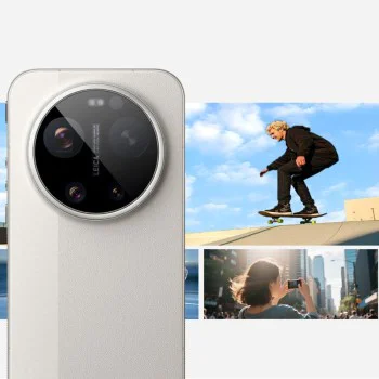 Протектор за камера за Xiaomi 17 Ultra - Full Camera Glass - Techsuit - Черен