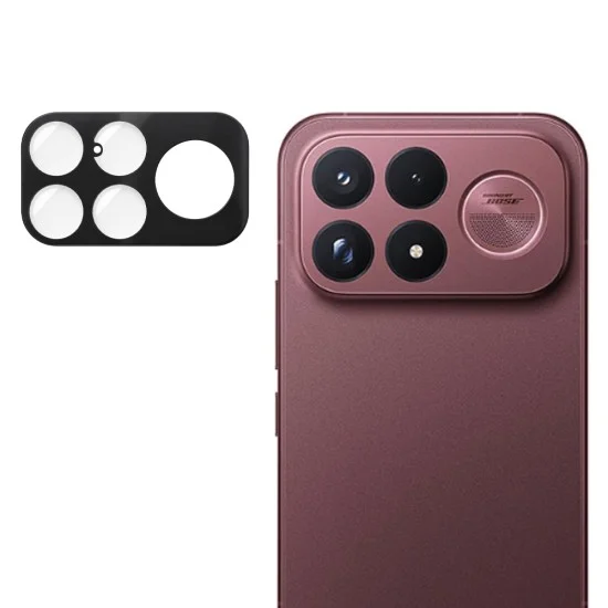 Протектор за камера за Xiaomi Poco F9 Ultra Full Camera Glass - Techsuit - Черен