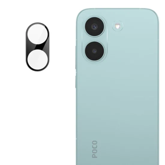 Протектор за камера за Xiaomi Poco X8 Pro - Full Camera Glass - Techsuit - Черен