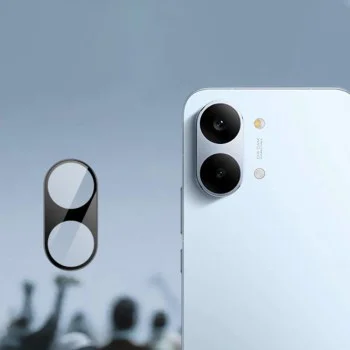Протектор за камера за Xiaomi Poco X8 Pro Max - Full Camera Glass - Techsuit - Черен