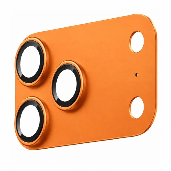 Протектор за камера за iPhone 17 Pro Max - Integrated Metal Camera Lens Protector - Blueo - Оранжев