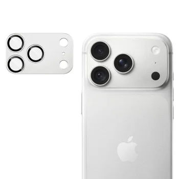 Протектор за камера за iPhone 18 Pro Full Camera Glass - Techsuit - Сребрист