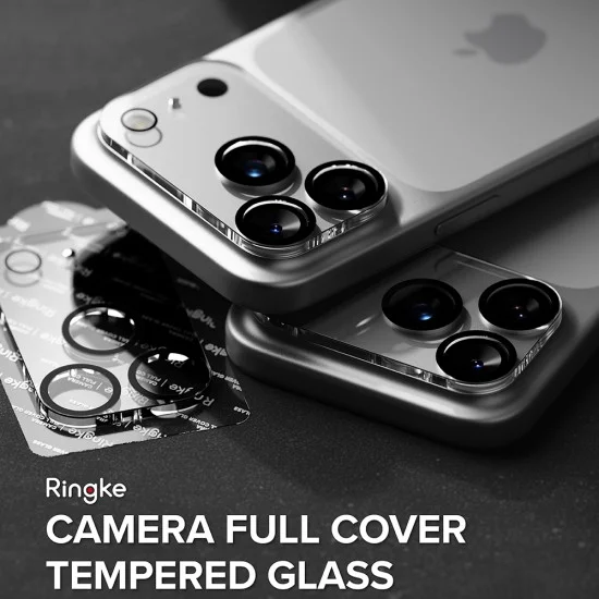 Протектор за камера за iPhone 18 Pro Max - Camera Full Cover Glass (2 pack) - Ringke - Прозрачен
