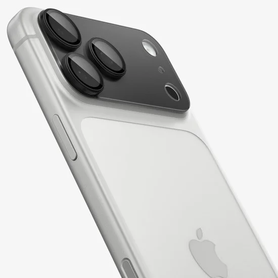 Протектор за камера за iPhone 18 Pro Max Optik.tR EZ Fit Pro XL Camera Glass (AGL12039) - Spigen - Тъмносив