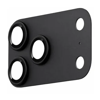 Протектор за камера за iPhone 18 Pro Max - Integrated Metal Camera Lens Protector - Blueo - Черен