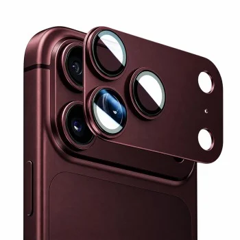 Протектор за камера за iPhone 18 Pro Max - Integrated Metal Camera Lens Protector - Blueo - Черешов