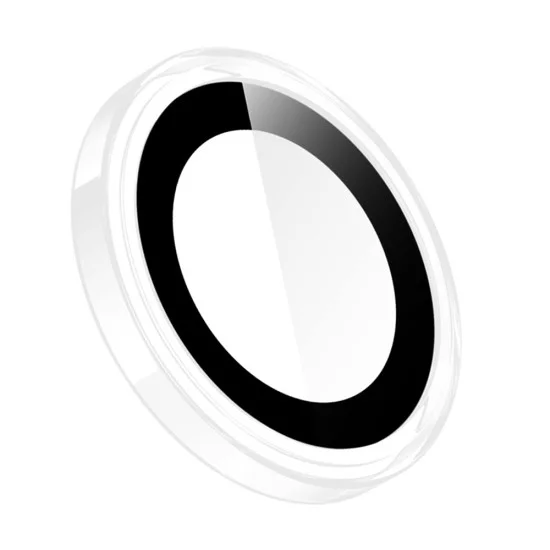 Протектор за камера за iPhone 18 Pro / iPhone 18 Pro Max - Original Metal Frame Lens Glass - Blueo - Прозрачен