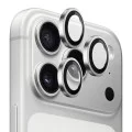 Протектор за камера за iPhone 18 Pro / iPhone 18 Pro Max - Original Metal Frame Lens Glass - Blueo - Сребрист