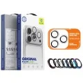 Протектор за камера за iPhone 18 Pro / iPhone 18 Pro Max - Original Metal Frame Lens Glass - Blueo - Светло син