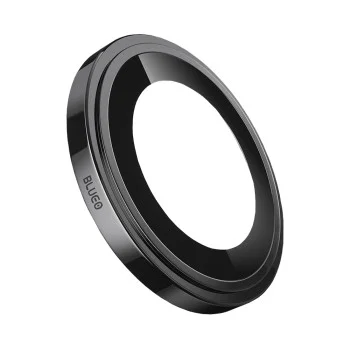 Протектор за камера за iPhone 18 Pro / iPhone 18 Pro Max - Sapphire Crystal Original Lens Protector - Blueo - Черен