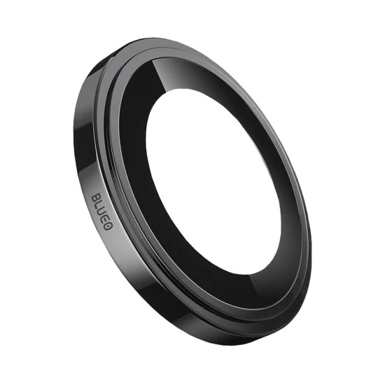 Протектор за камера за iPhone 18 Pro / iPhone 18 Pro Max - Sapphire Crystal Original Lens Protector - Blueo - Черен