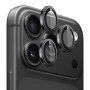 Протектор за камера за iPhone 18 Pro / iPhone 18 Pro Max - Sapphire Crystal Original Lens Protector - Blueo - Черен