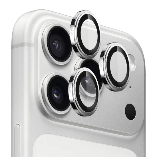 Протектор за камера за iPhone 18 Pro / iPhone 18 Pro Max - Sapphire Crystal Original Lens Protector - Blueo - Сребрист