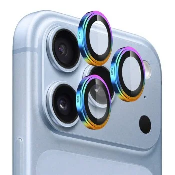 Протектор за камера за iPhone 18 Pro / iPhone 18 Pro Max - Sapphire Crystal Original Lens Protector - Blueo - Цветен