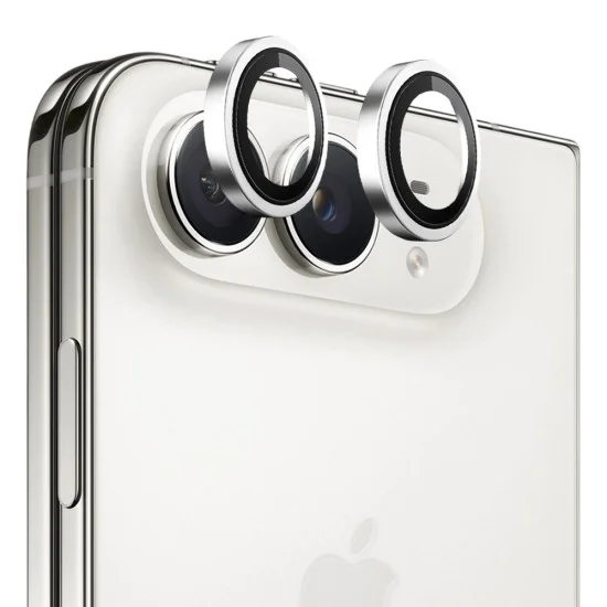 Протектор за камера за iPhone Duo - 99 Anti-Reflective Lens Glass - Blueo - Сребрист