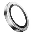 Протектор за камера за iPhone Duo - Diamond Camera Lens Glass - Blueo - Сребрист диамант
