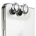 Протектор за камера за iPhone Duo - Diamond Camera Lens Glass - Blueo - Сребрист диамант