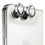Протектор за камера за iPhone Duo - Diamond Camera Lens Glass - Blueo - Сребрист диамант