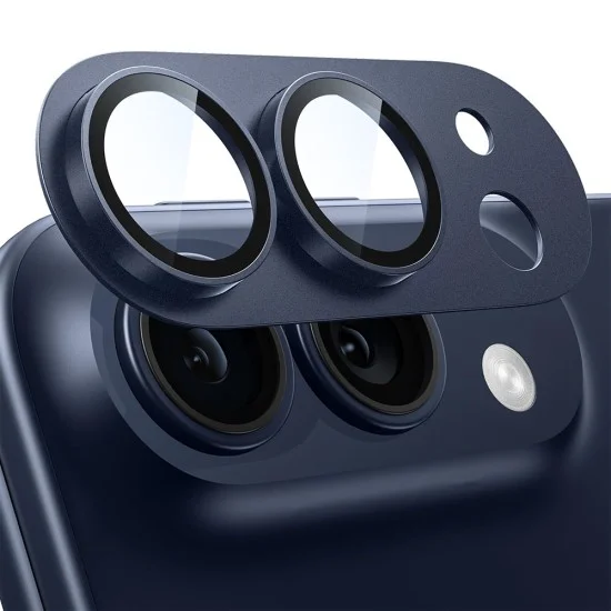 Протектор за камера за iPhone Duo Full Camera Glass - Techsuit - Нощно небе