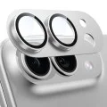 Протектор за камера за iPhone Duo Full Camera Glass - Techsuit - Звезднобял