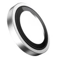 Протектор за камера за iPhone Duo - Original Metal Frame Lens Glass - Blueo - Сребрист