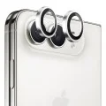 Протектор за камера за iPhone Duo - Original Metal Frame Lens Glass - Blueo - Сребрист