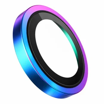 Протектор за камера за iPhone Duo - Original Metal Frame Lens Glass - Blueo - Цветен