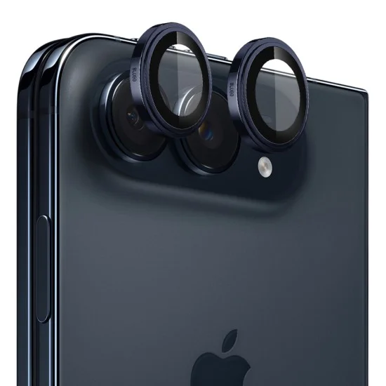 Протектор за камера за iPhone Duo - Sapphire Crystal Original Lens Glass - Blueo - Син