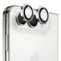 Протектор за камера за iPhone Duo - Sapphire Crystal Original Lens Glass - Blueo - Сребрист