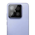 Протектор на камерата за Xiaomi 15 - Пълно стъкло на камерата - Черен